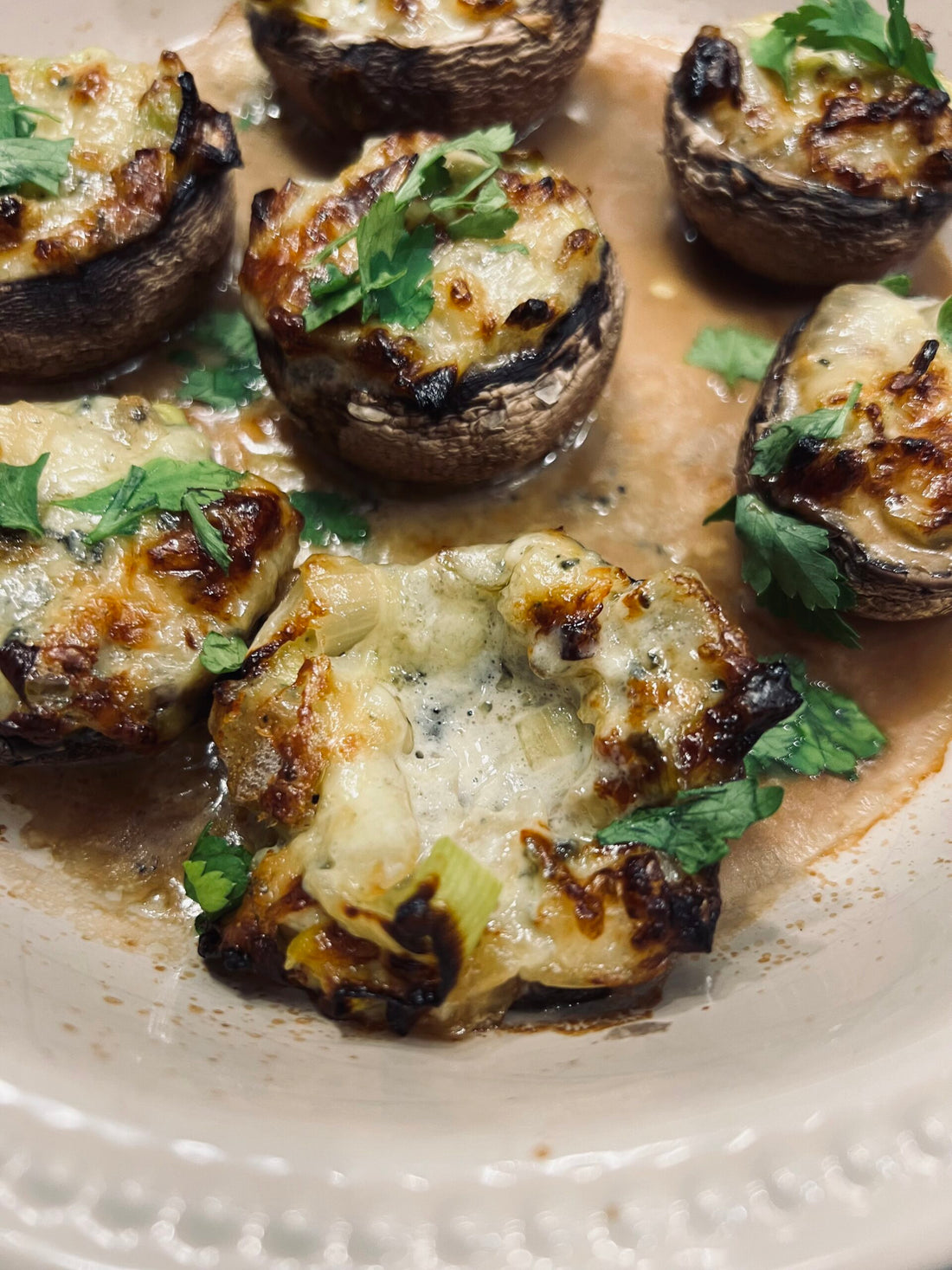 Not Mush-Room For Improvement: Fourme d’Ambert And Roasted Mushrooms