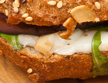 Grilled Goats Cheese and Sesame Toasts Recipe