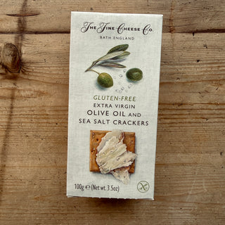 Gluten Free Olive Oil and Sea Salt Crackers