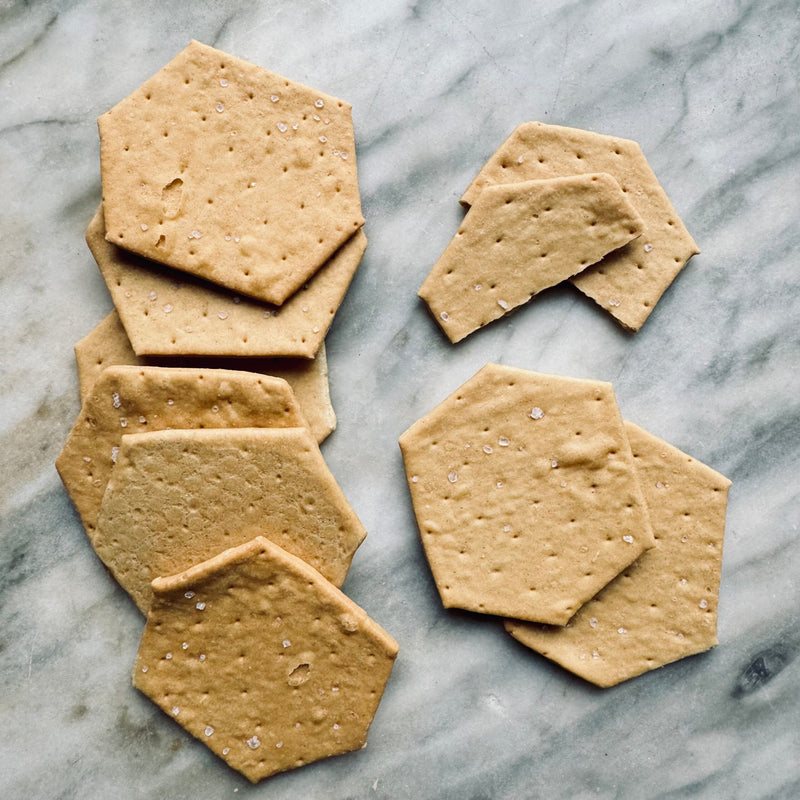 Olive Oil and Sea Salt Crackers