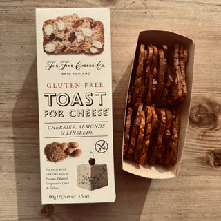 Gluten Free Cherry, Almond & Linseed Toasts