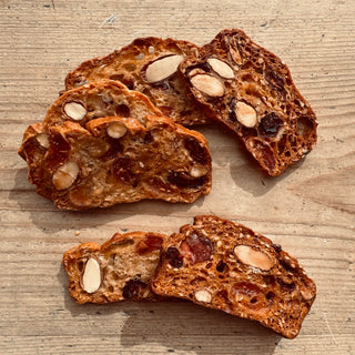 Gluten Free Cherry, Almond & Linseed Toasts