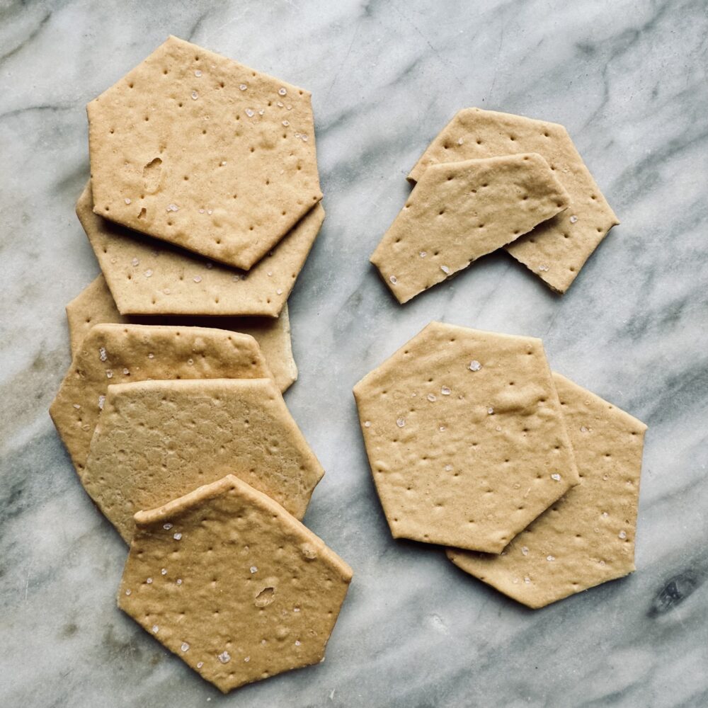 Olive Oil and Sea Salt Crackers