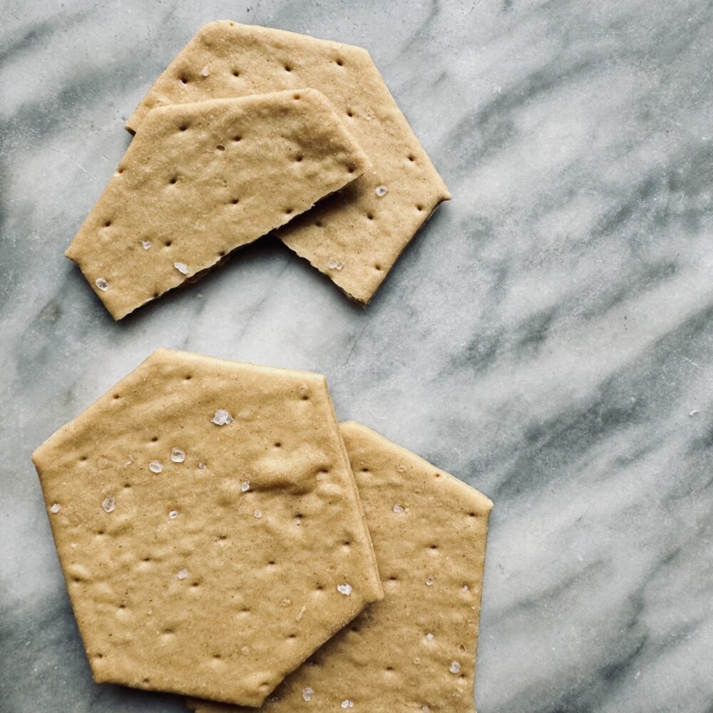 Olive Oil and Sea Salt Crackers